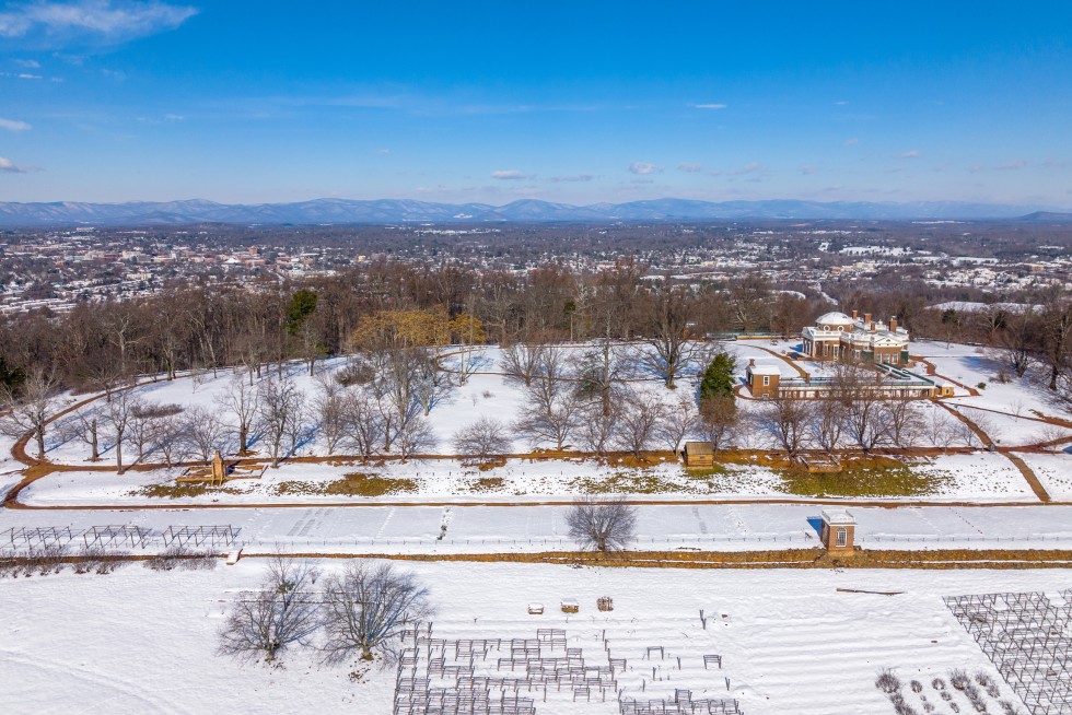 Snow at Monticello Monticello