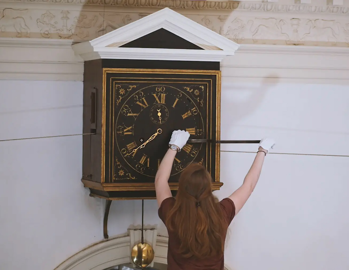 Weekly Winding of Monticello's Great Clock Monticello