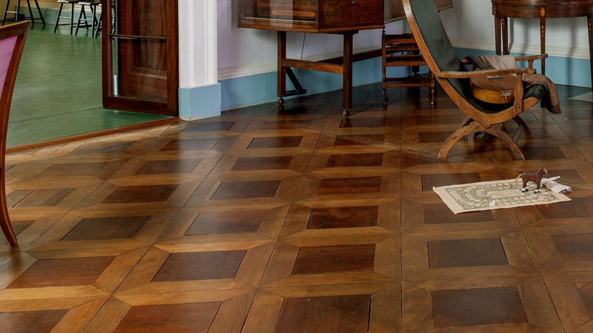 The Parquet Floor in the Monticello's Parlor Thomas Jefferson's