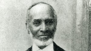 Black and white photo of Peter Fossett