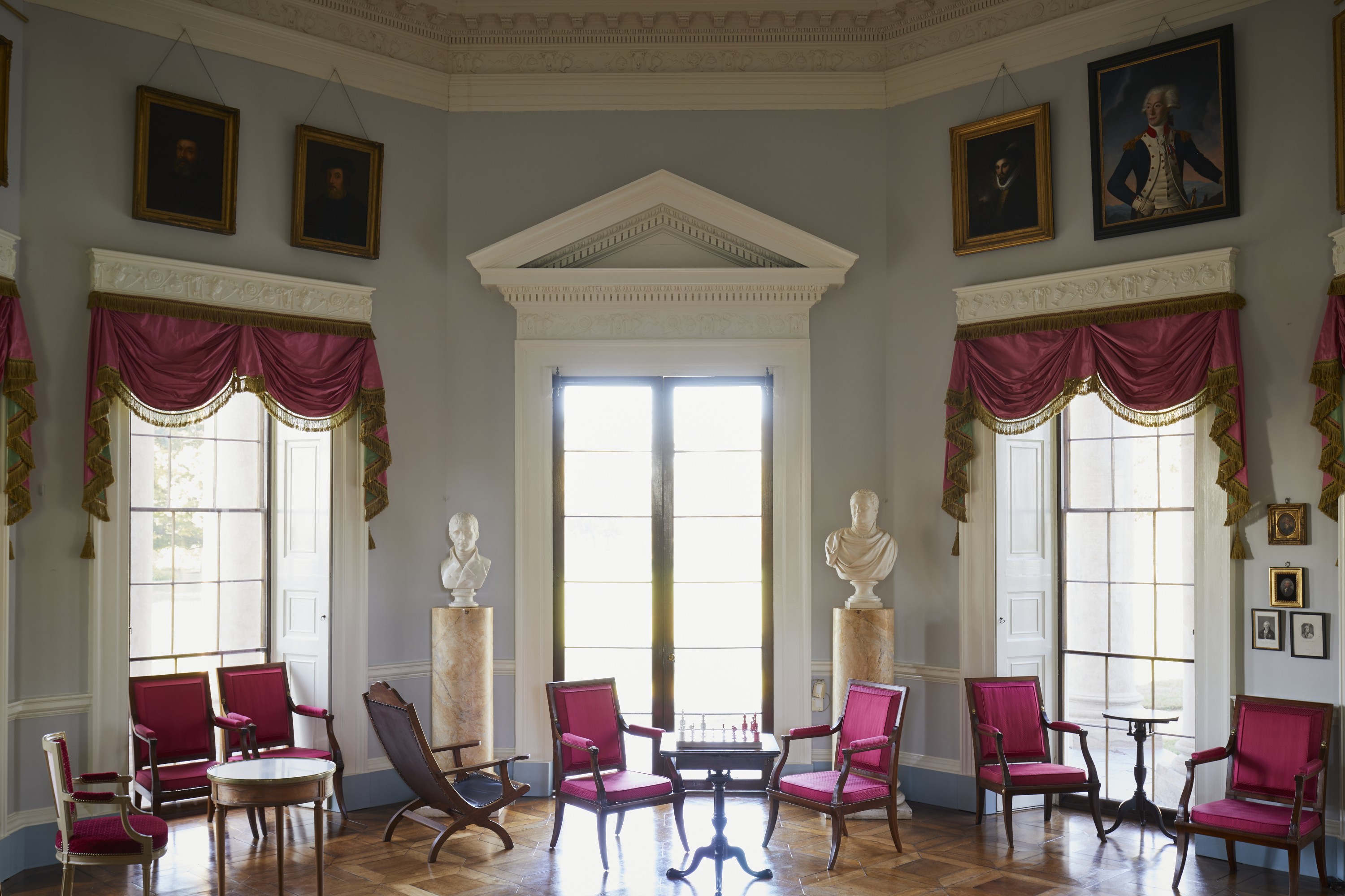 Parlor facing west