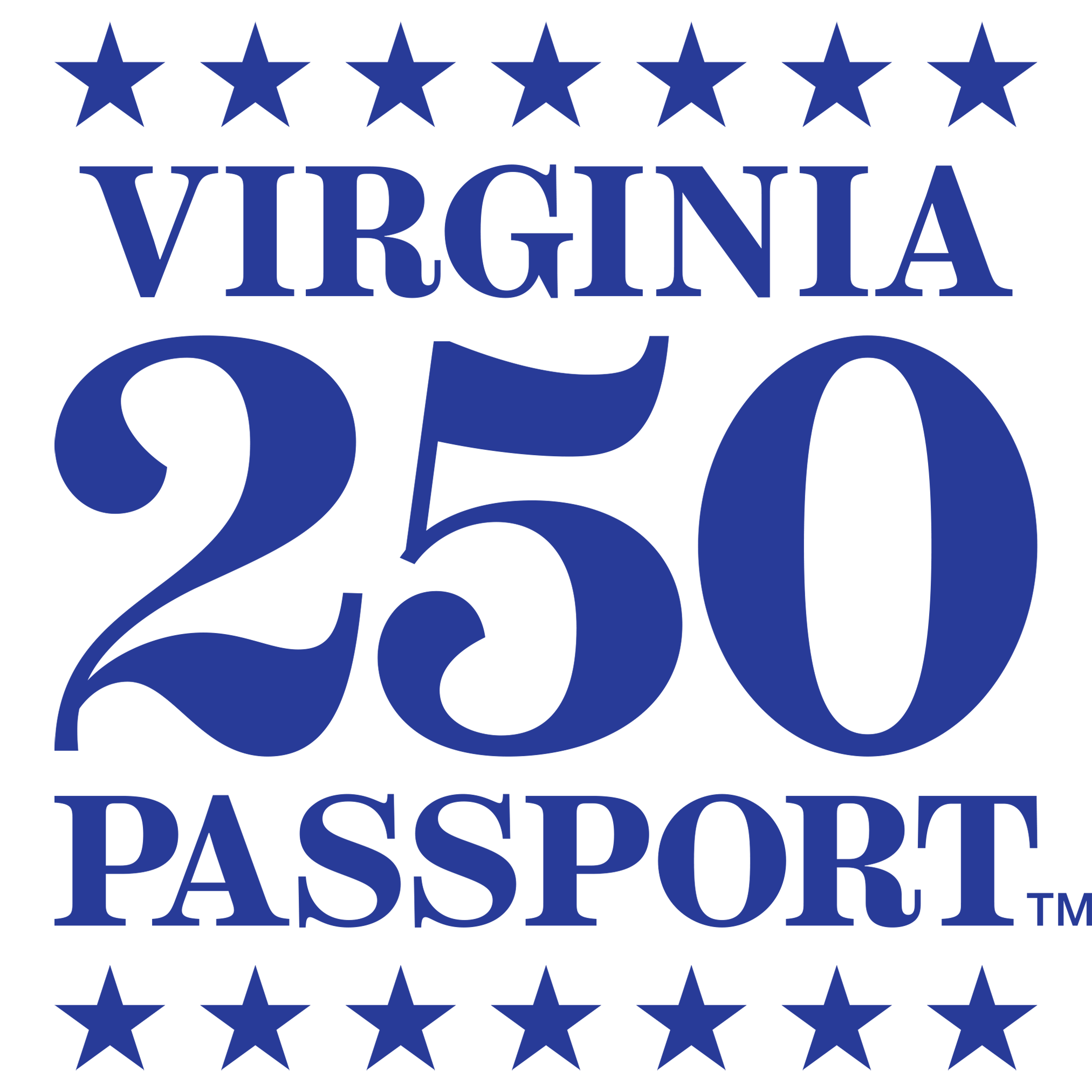 Logo of the Virginia 250 Passport program